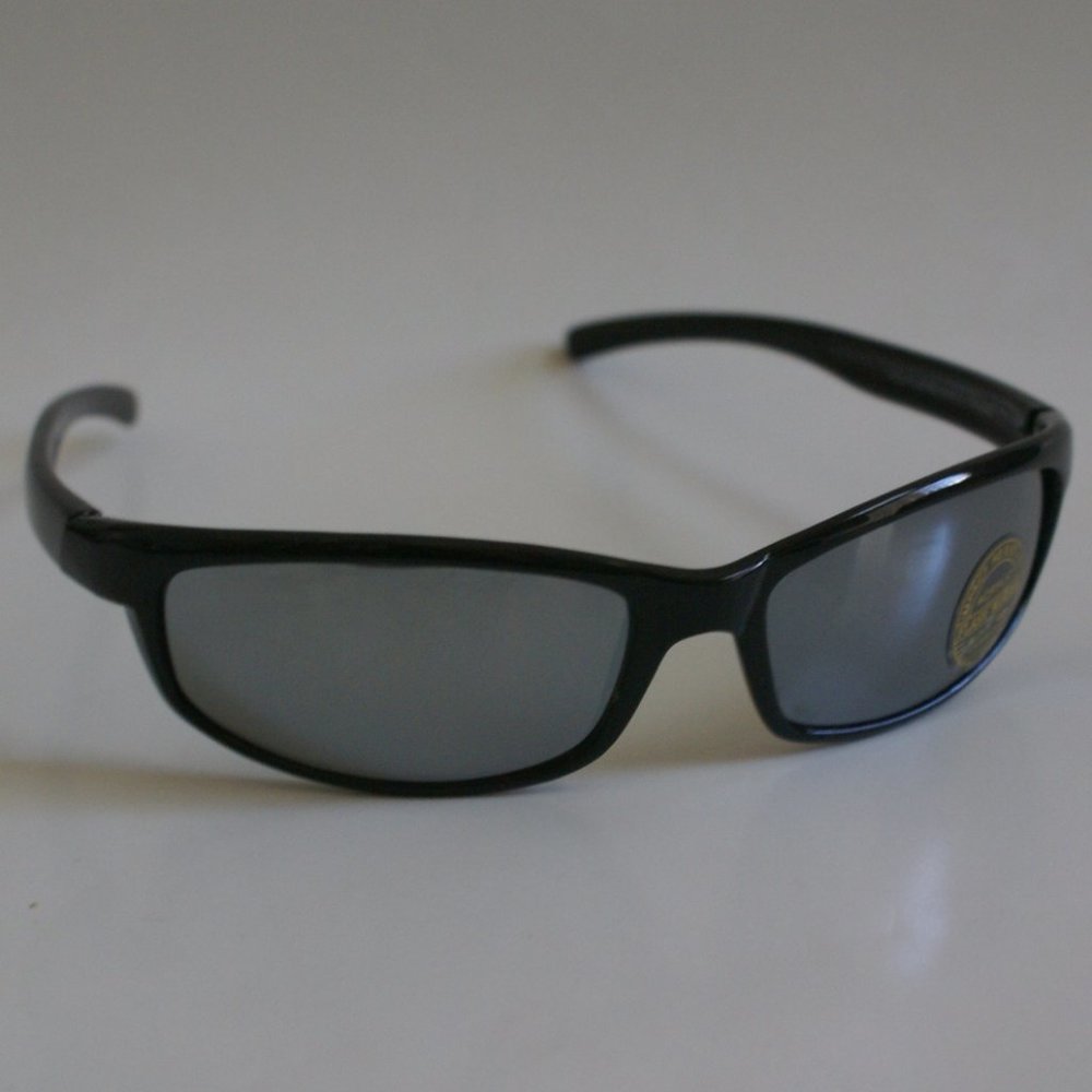 NWT VtgSports 90's wrap around w/ 8 base curve smoke mirror lens sunglasses